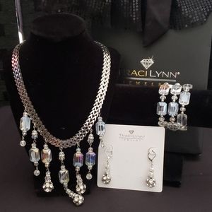 Chandelier Necklace Set